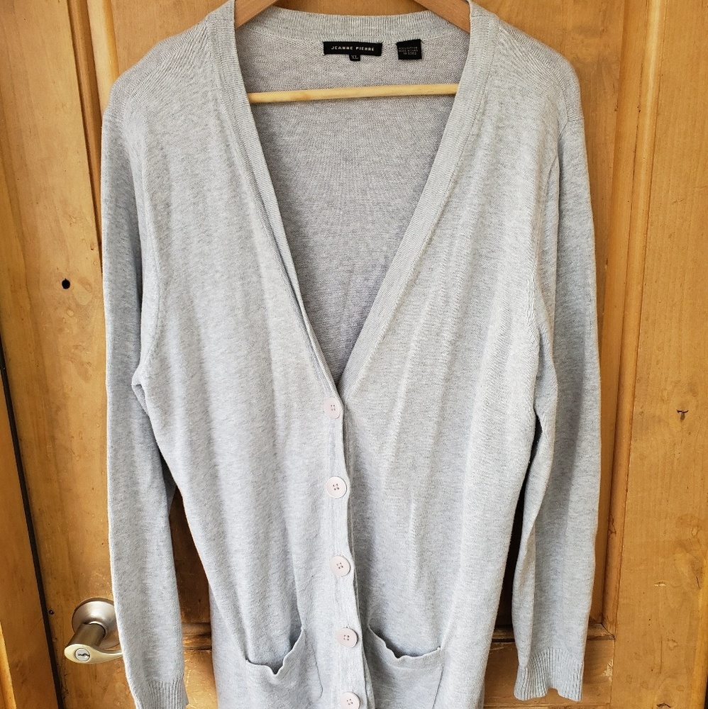 Double Pocket Button Up Sweater - image 1